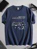 American Styleex Quisite Classic Retro Car Pattern 100 Cotton Summer Short Sleeve Casual Oneck Mens Printed Tshirt