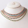 NEWEST Sexy Choker Iced Out Tennis Chain Necklace For Women Luxury Cubic Zircon Crystal Short Hiphop Neck Accessories Jewelry