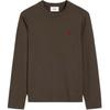 AMIPARIS T Shirt Unisex Dark Coffee UTS235724-221