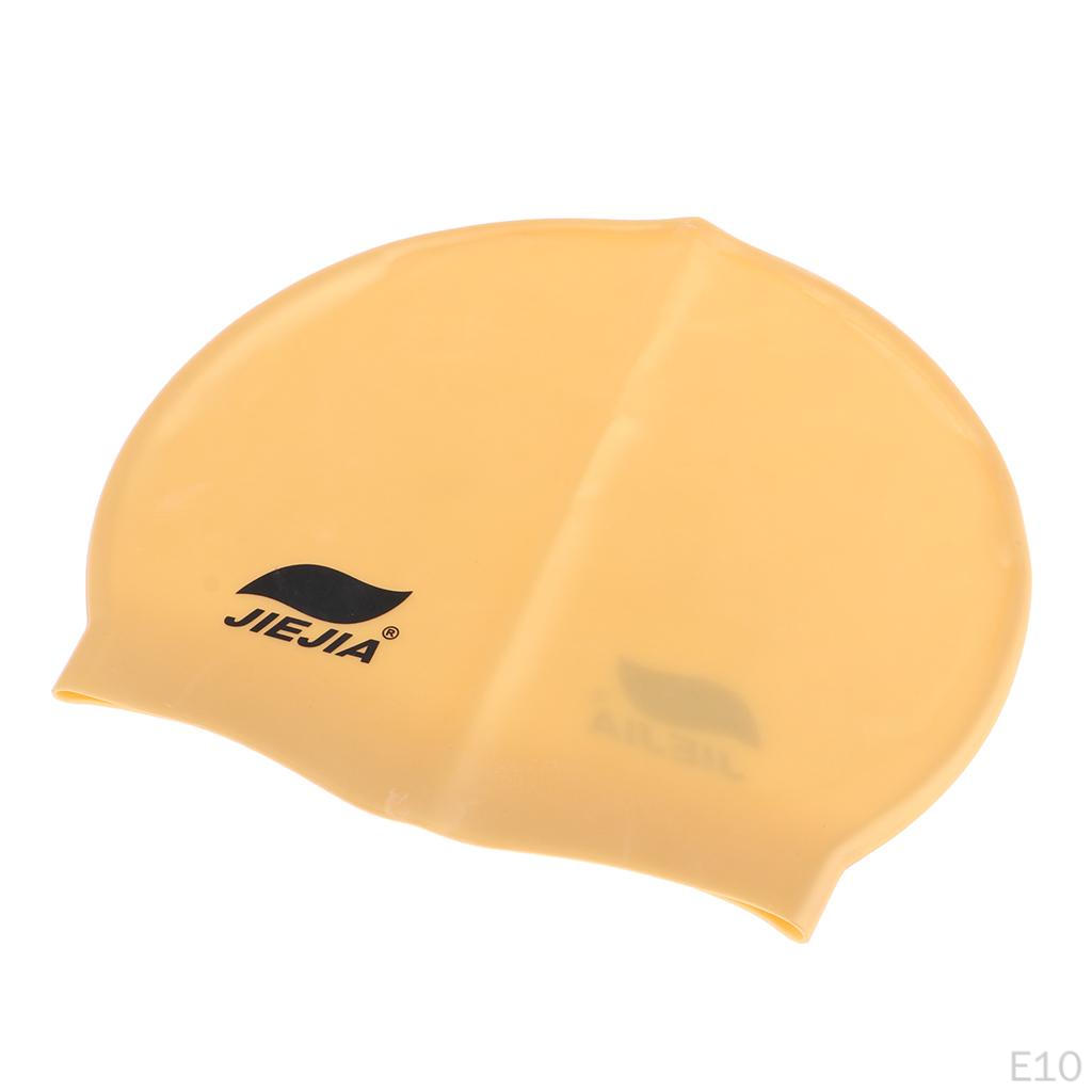 Adult Kids Silione Swimming Hats Universal Head Wear for Beach Swim Surfing Diving