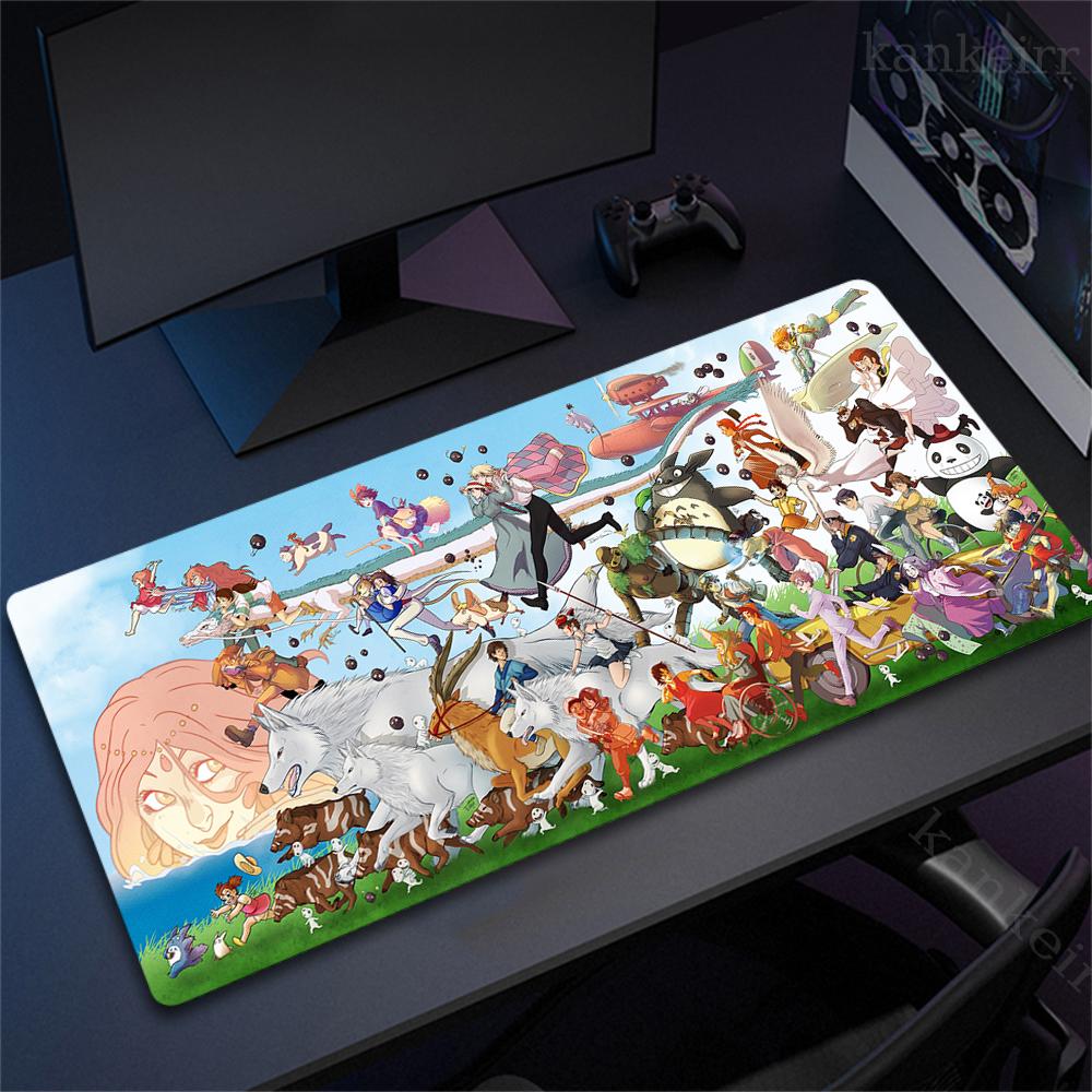 White Kawaii Large Mousepad XXL Game Dragon Mouse Pad Gamer Mouse Mat Cute Computer Carpet Surface Mause Pads Keyboard Deskmat