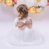Mädchen Tutu Blumenkleid für Mädchen Winterkleidung Kinder Weihnachten Geburtstag Party Prinzessin Kleid Kleider Kinder Perlen Tutu Kostüm