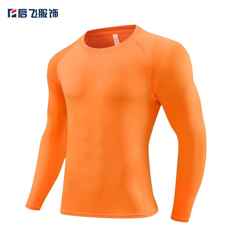 Mens Solid Quick Dry Compression Cycling Jersey Breathable Elastic Sport Running Training T-shirt Tops