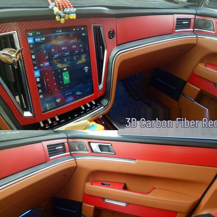 Zotye T700 Interior Carbon Fiber Gear Shift & Console Decorative Stickers