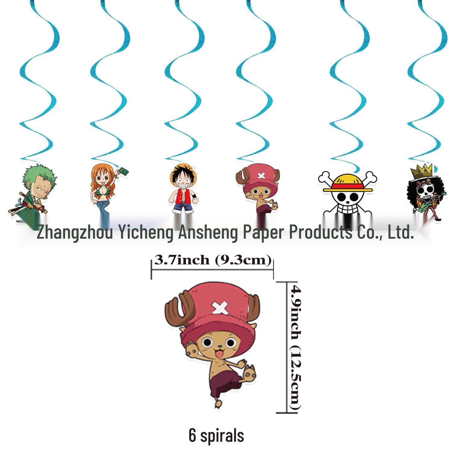 In Stock: One Piece Theme Birthday Party Decor Set - Banner, Balloons & Flags