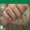 Adesivos de unhas luminosos feitos à mão para manicures reutilizáveis ​​(venda por atacado).