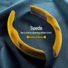 Plush Suede Flocking Steering Wheel Cover - Anti-Slip, Sweat-Absorbing Interior Decoration
