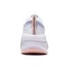 LiNing Fabric Reflective Water-Resistant Shock-Absorbing Non-Slip Durable Low-Top Casual Shoes Women Casual Shoes White Blue AGLR332-2