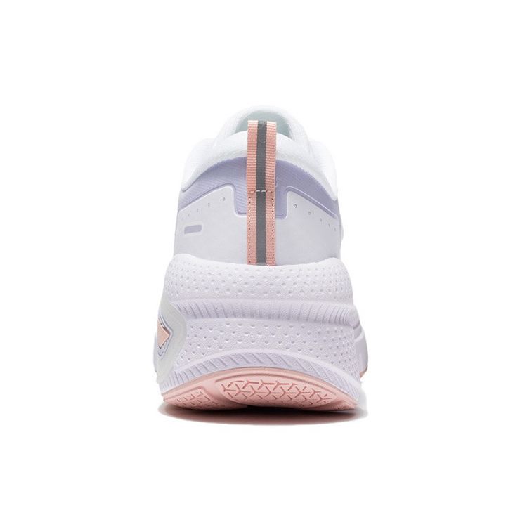 LiNing Fabric Reflective Water-Resistant Shock-Absorbing Non-Slip Durable Low-Top Casual Shoes Women Casual Shoes White Blue AGLR332-2