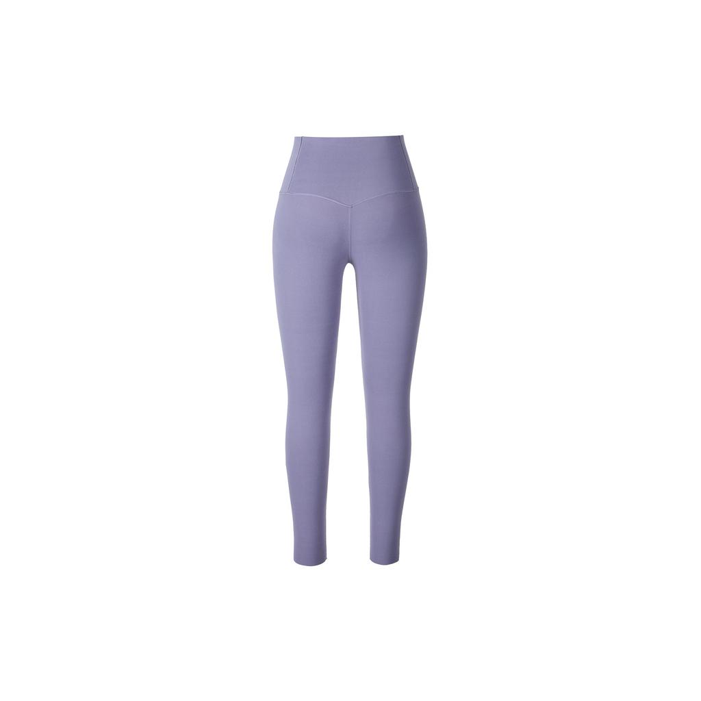 Nike Atmungsaktive High-Waist Neun-Punkt Sportleggings Damen Leggings Lila DQ6016509