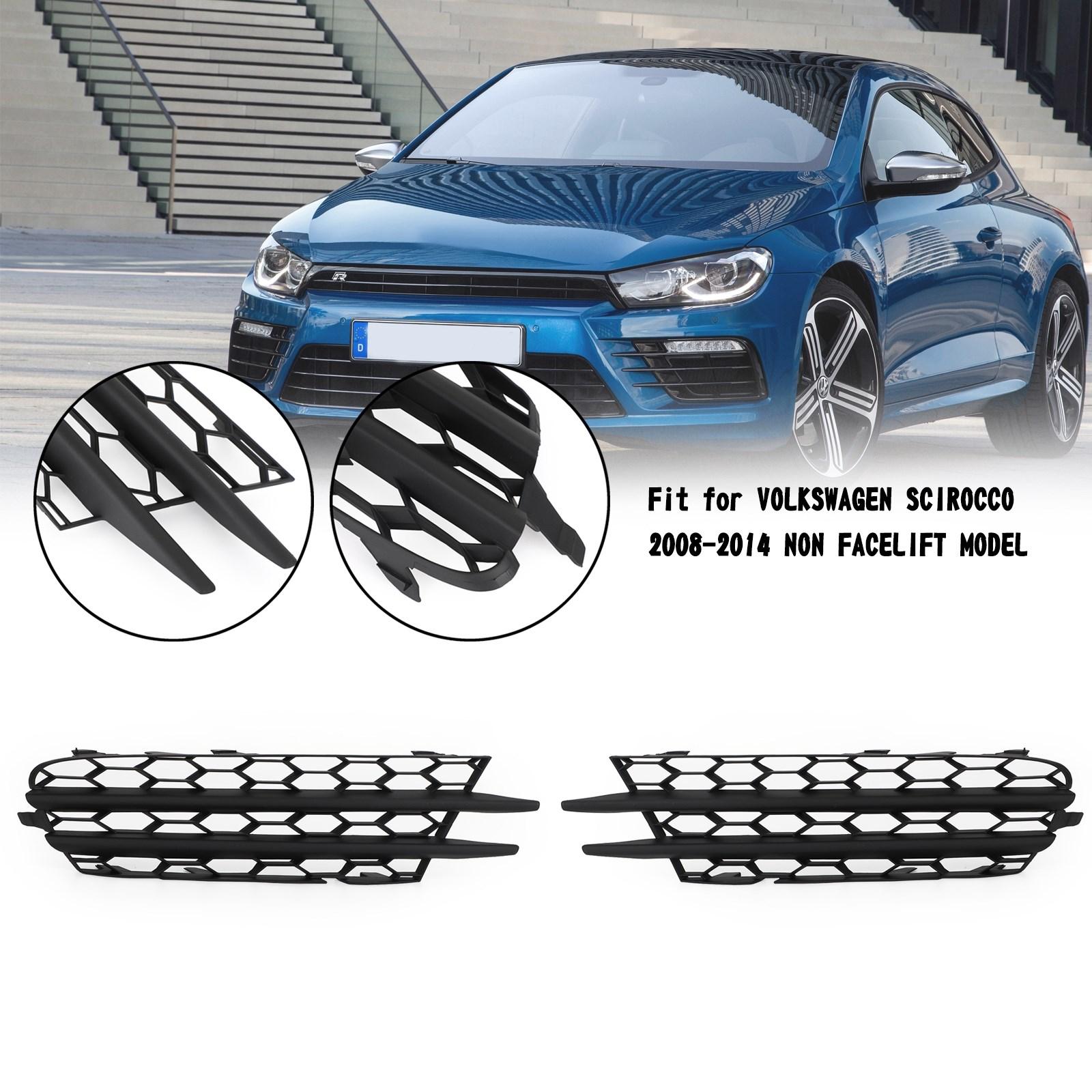 

Pair Front Bumper O/S Lower Grill Fit For VW Scirocco 2008-2014 1K8853666B