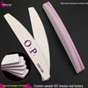 Fuji Star Wear-Resistant Nail Art Sanding Strip - Purple Core Half-Moon Toothed Rubber Board Scrubber
