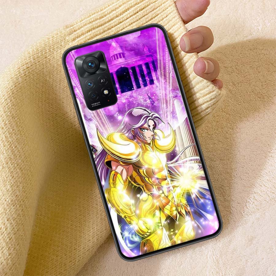 

Saint Seiya Knights Of The Zodiac Phone Case For Redmi Note 13 14 15 Pro Plus 12 13C 12C 15C 9 10 10C 9T 9C 9A TPU Soft Cover Cl Redmi 12