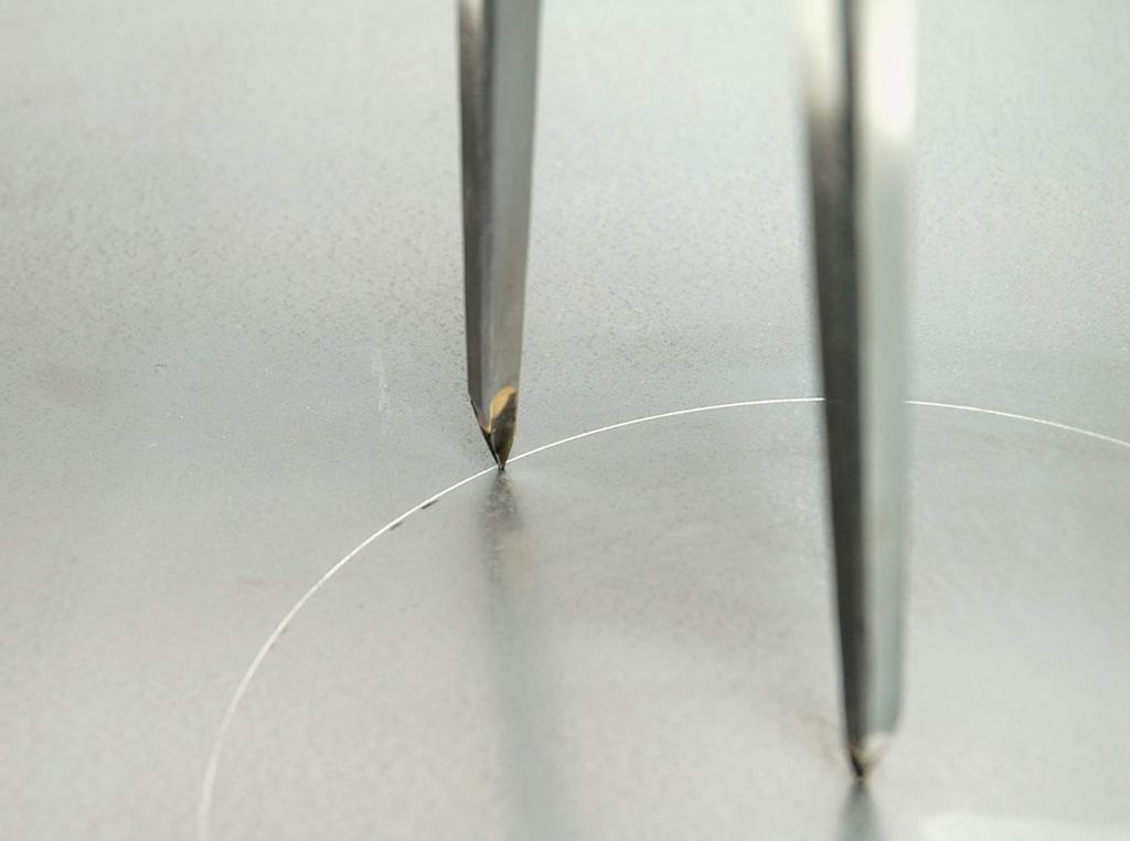 Shinwa Sokutei Steel Compass with Carbide Tip C-2 10cm 77516