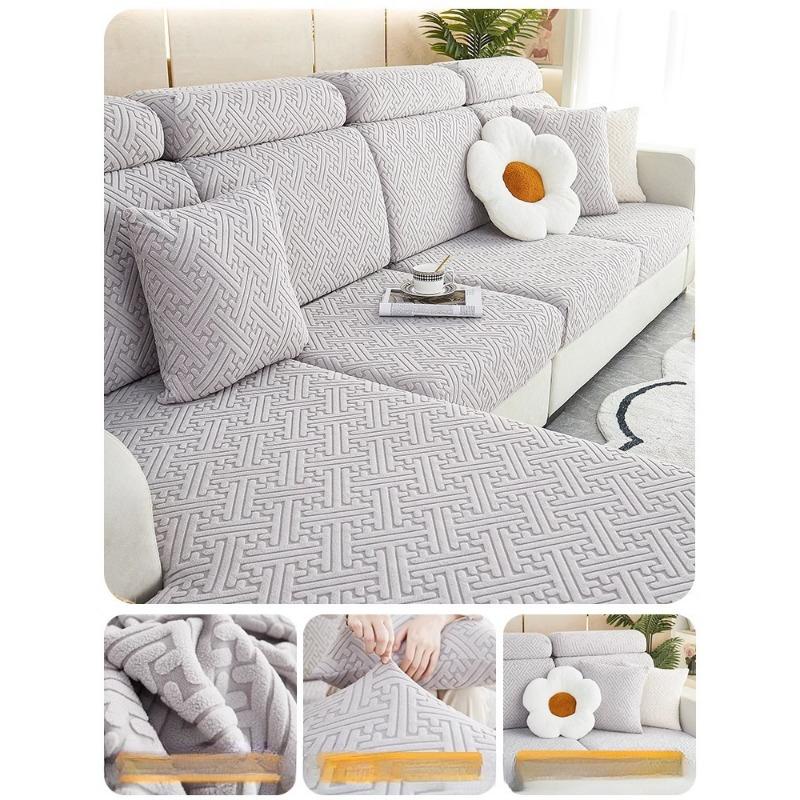 Elastický Univerzální Potah na Pohovku pro Čtyři Roční Období Potah Všeobjímající Univerzální Potah Látkový Potah na Polštář Pohovky Ručník