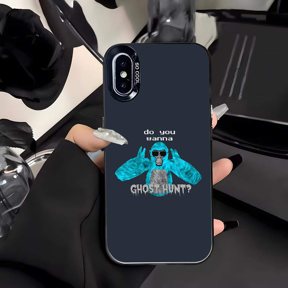 

Gorilla Tag Monkey Phone Case For IPhone 17 Air 16 E 15 14 Plus 13 12 11 Pro Max Colored Silver Cover iPhone 14 Pro