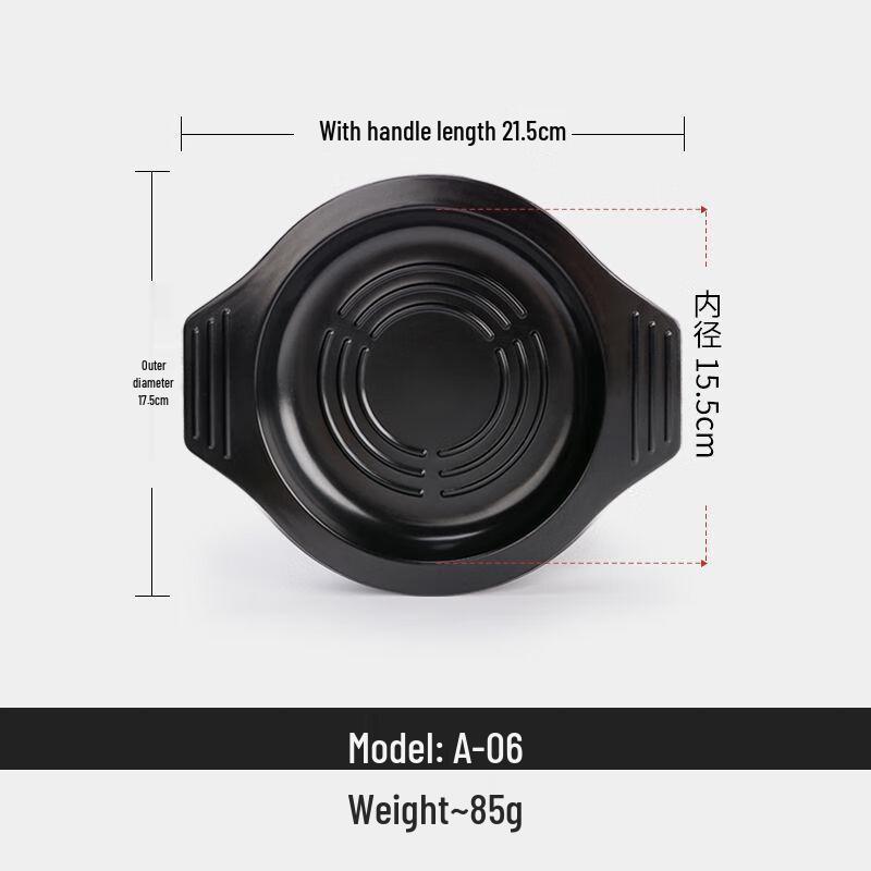 Melamine Round Heat-Resistant Pot Base (10-Pack)