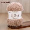 Hand Knitted Fur Yarn Long Hair  Hat Scarf DIY Wool Yarn Simulation Fur Crt Material Autumn Faion Accories