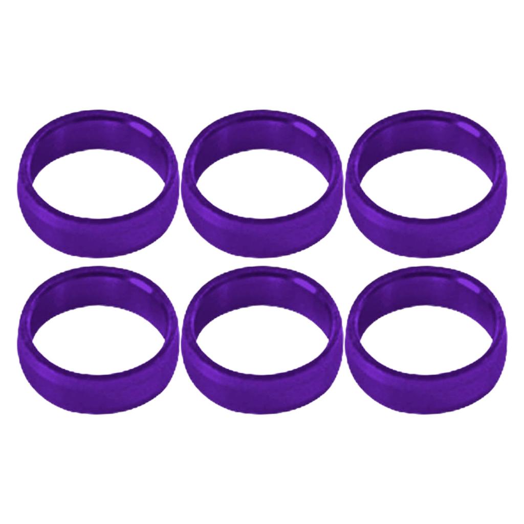 6Pcs Dart Flight Wing Savers Protectors Aluminum Alloy Dart Wing Corrector Dart Shaft Protector Dart Flights Rings Set