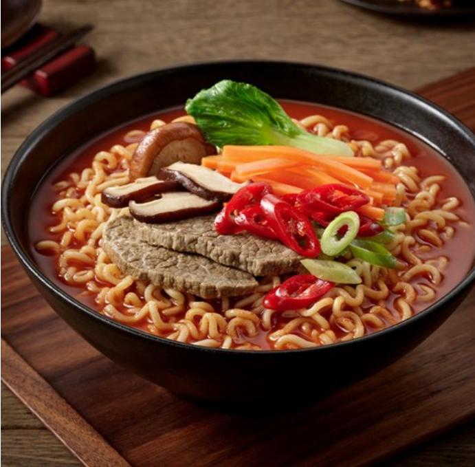 Samyang Hot Spicy Ramen 120g x 5 Packs | Korean Instant Noodles
