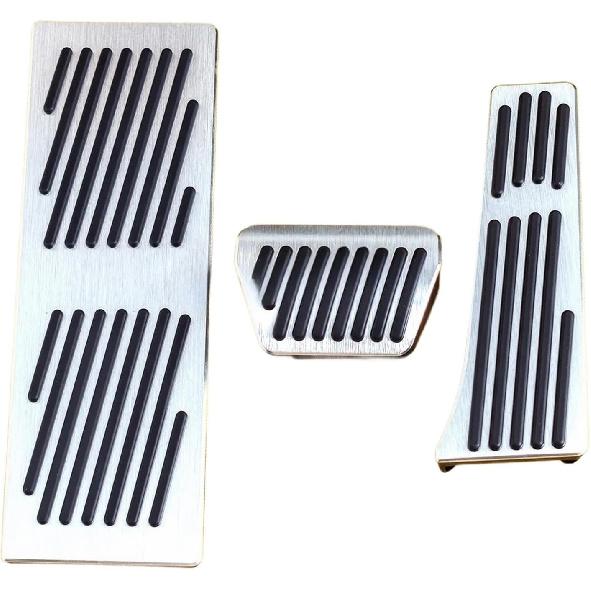 

DYXN Compatible with BMW X3 G01 X4 G02 2022-2024 Silver Non-Slip Car Footrest Foot Rest Dead Gas Accelerator Brake Pedal Pad Cover Set