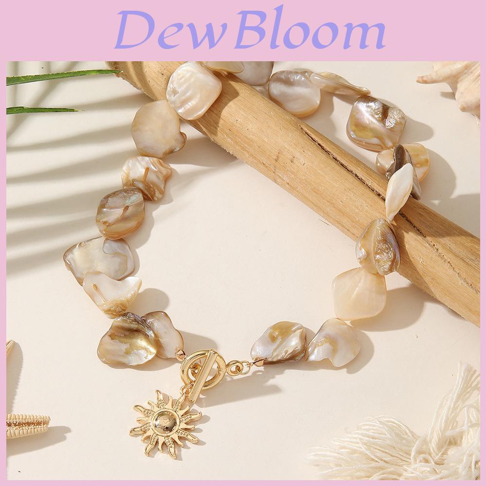 Shell Star Pendant Necklace For Women With Beach Vacation Style Spring