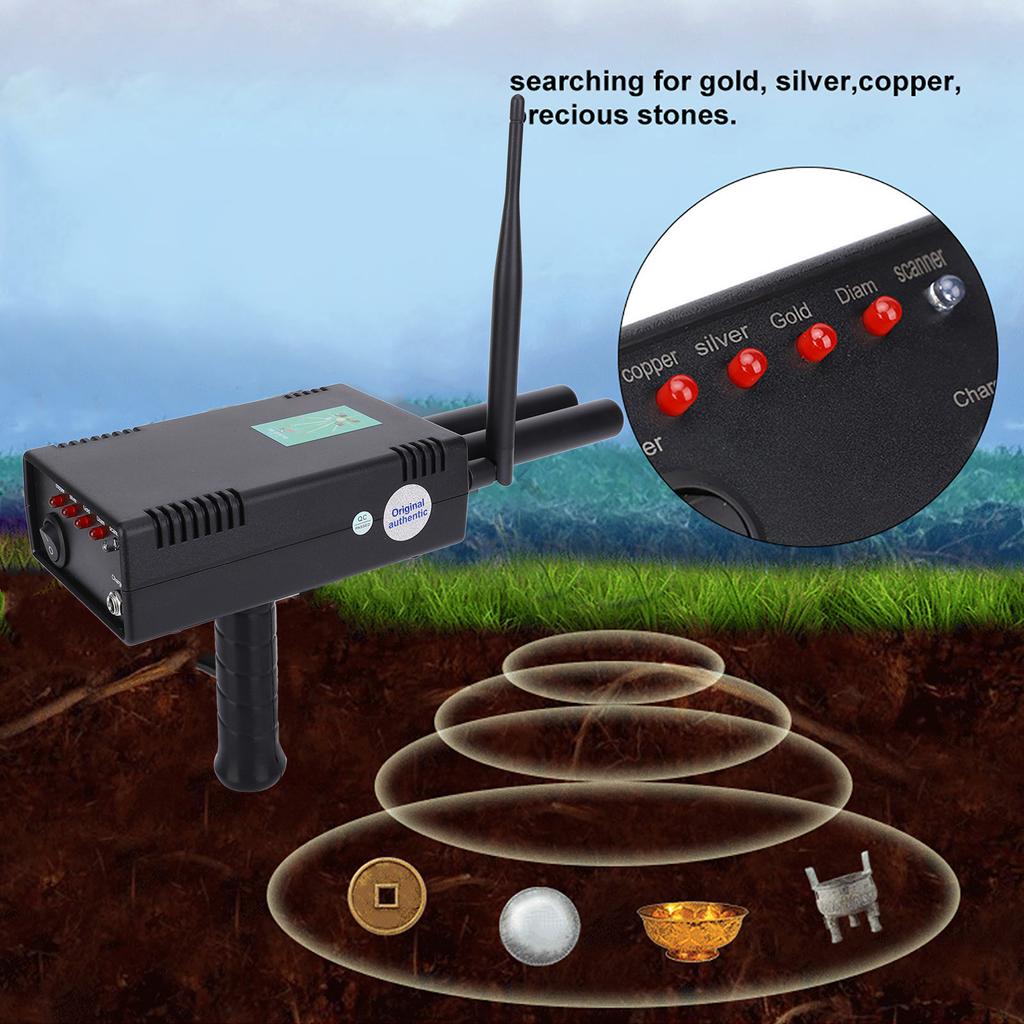Professional Underground Metal Detector Copper Diamond  Gold Silver Detecting Tools Treasure Finder