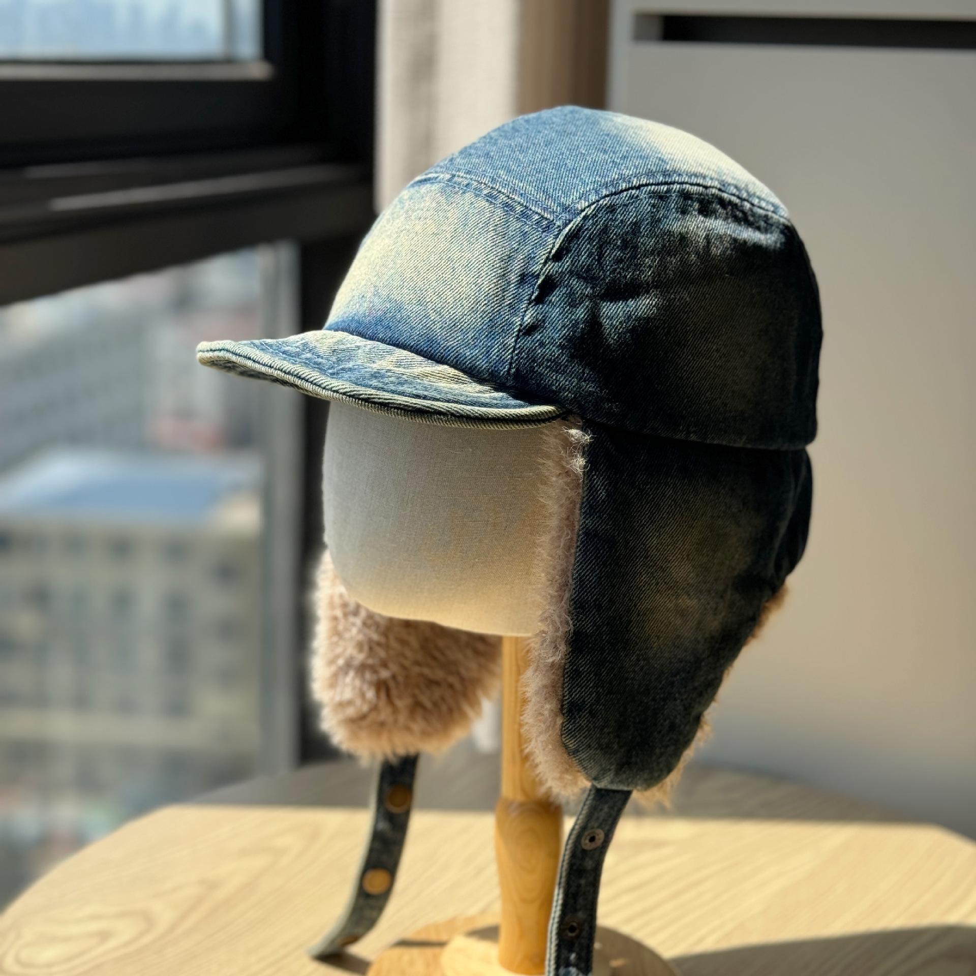 

Новая ковбойская шапка Лэй Фэн, уличная, утолщенная, теплая, лыжная шапка-ушанка для женщин, зимняя плюшевая водоотталкивающая шапка с защитой ушей для мужчин one size