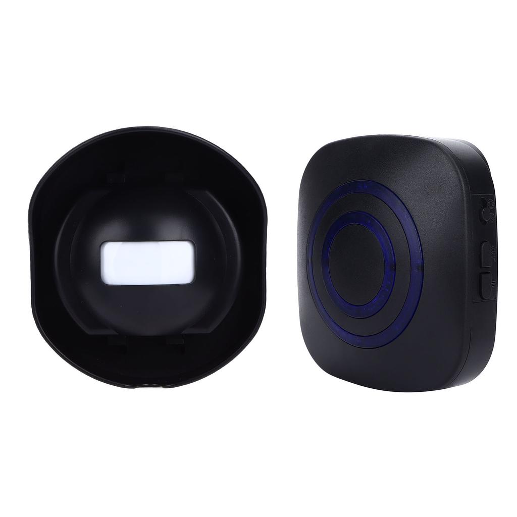 110‑240V Door Doorbell Waterproof Security Alarm Sensor Doorbell Smart for Yard Driveway 110-240V US Plug