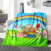 Didi and Friends Print Flannel Blanket High Quality Warm Comfortable Cover for All Seasons Perfect for Gifts Home Decor