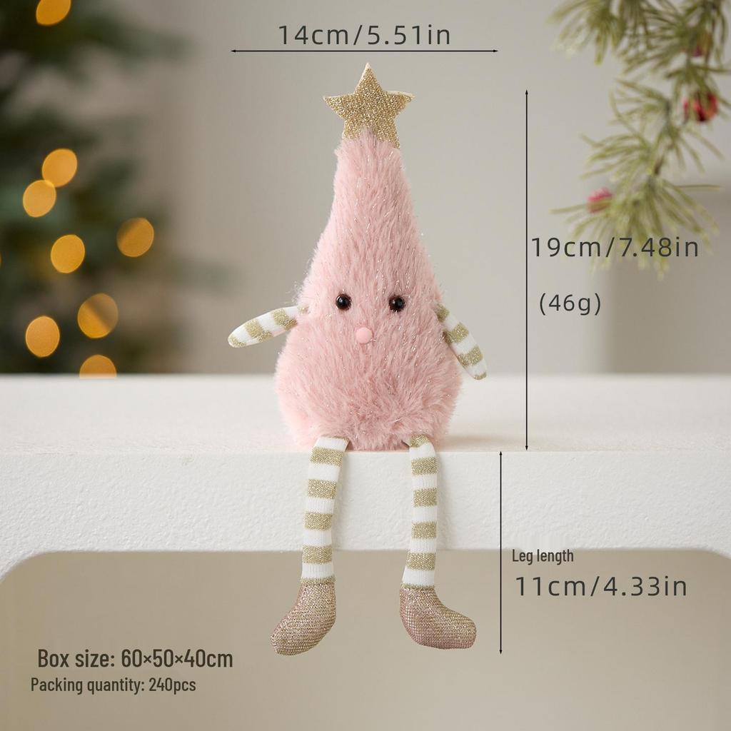 Creative Plush Christmas Tree Ornaments & Wreaths - Ideal Photography Props