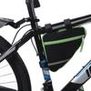 Bike Triangle Bag Durable Multifunctional Bicycle Bag Nylon Bicycle Accessories for Outdoor CyclingGreen