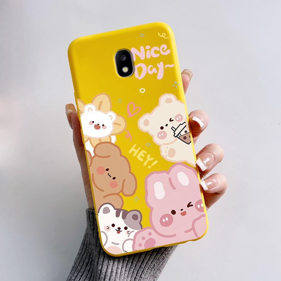 For Samsung Galaxy J7 2017 J5 2017 J3 2017 Case Cover Soft Silicone Cartoon Bear Coque For Samsung J5 2017 J730 j530 j330 Bumper