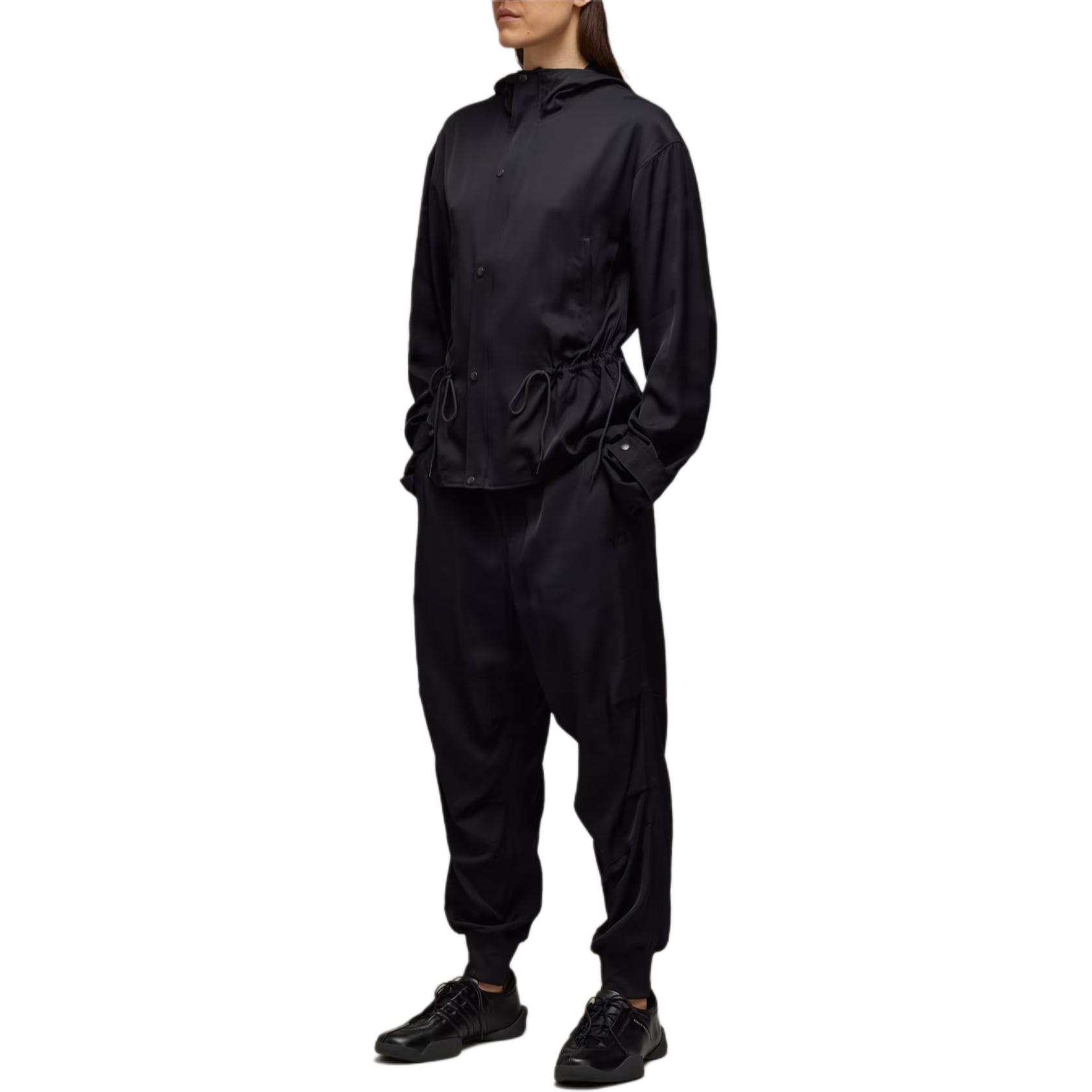 

Y-3 Solid Color Versatile Tapered Comfortable Knitted Sports Pants Women bottoms Black JD1761 2XS