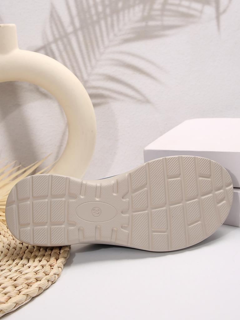 Fashion Plus Size Shoes for Women 36-43 Summer Fashion Wedges Platform Slip on Slippers Casual Beach Footwear Women Sandals 2025