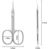 Forbici per unghie, forbici per cuticole, forbici per unghie professionali, forbici per manicure, dimensioni delle cuticole per uso professionale e domestico