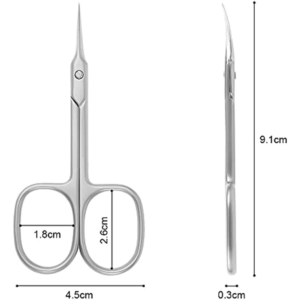 Forbici per unghie, forbici per cuticole, forbici per unghie professionali, forbici per manicure, dimensioni delle cuticole per uso professionale e domestico