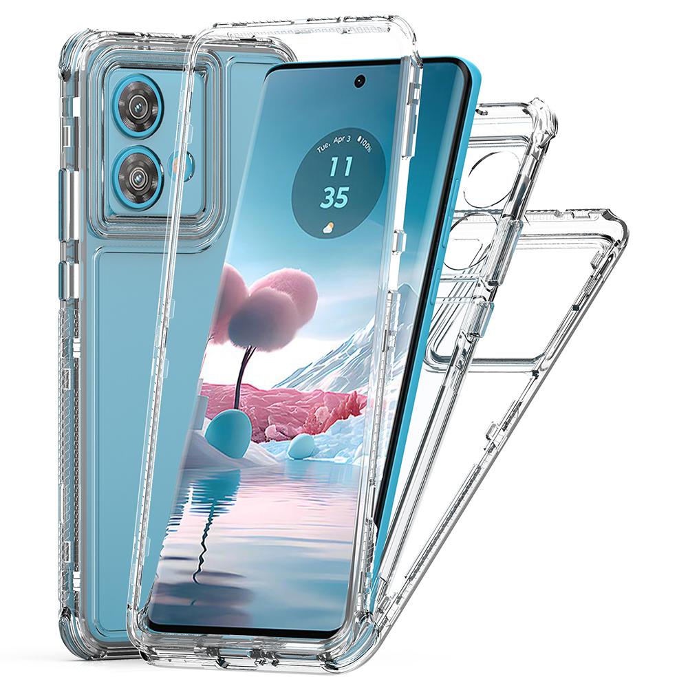 

Для Motorola Edge 40 Neo 5G Чохол Проти подряпин Акриловий ТПУ Прозорий Чохол для телефону As Shown A