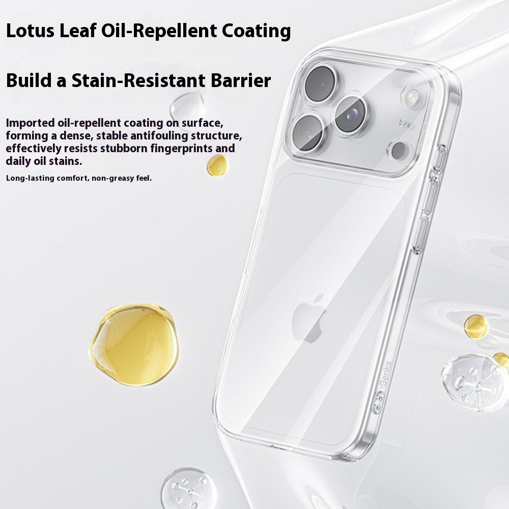 BENKS Pro iPhone 17 Pro Max Pouzdro Ultra tenké Průhledné PC Kryt na telefon jako nahý