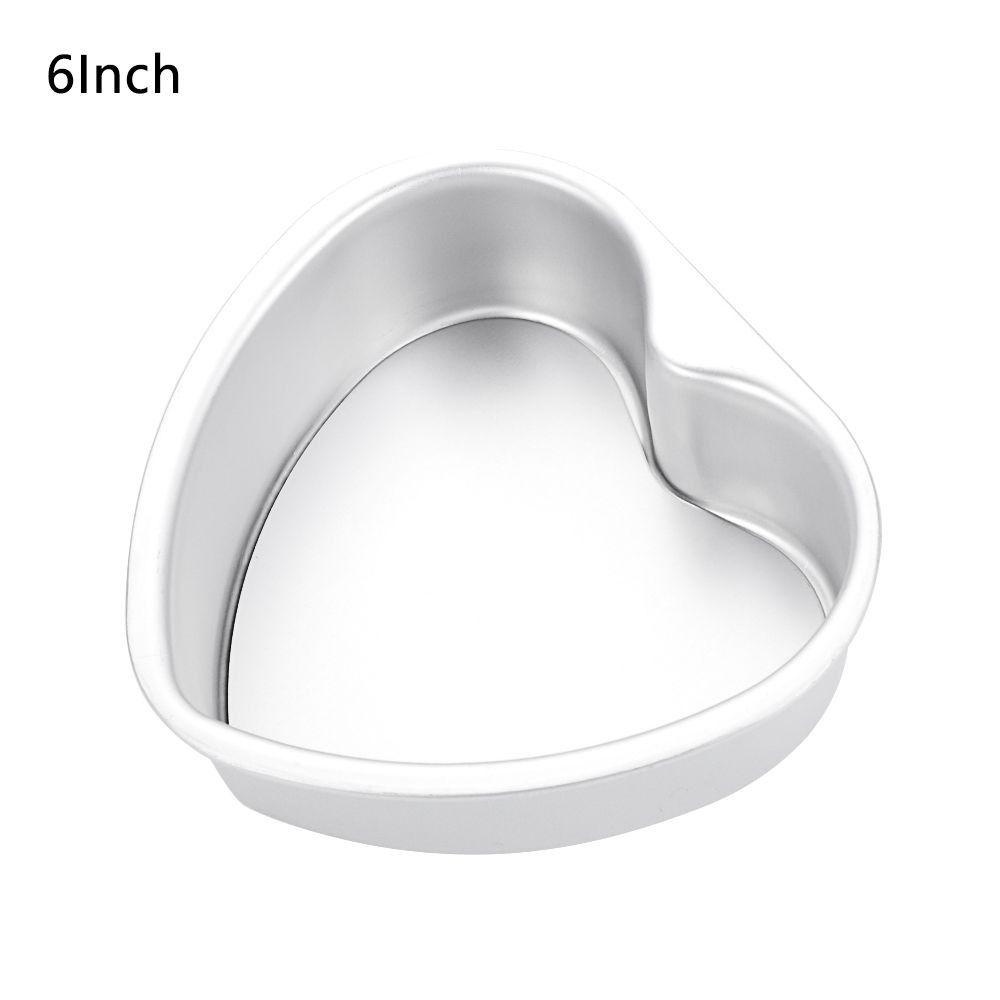 

Постачання Форма для випікання чізкейку зі знімним дном Деко для торта Анодований алюміній Форма для торта у формі серця 6Inch