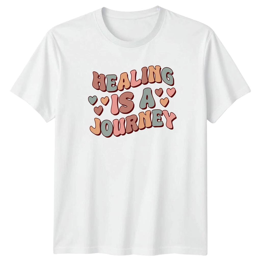 Healing Is A Journey T-Shirt Self Care Mental Health Inspirational Gift