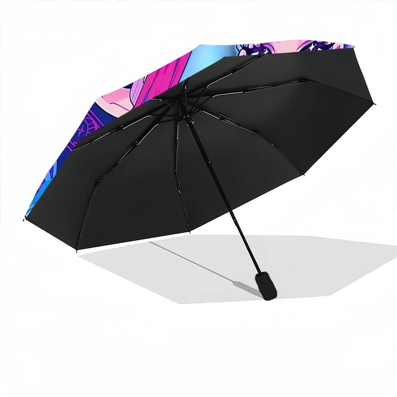 1PC Anime Idol Group Automatic Open/Close, 8-Rib Durable Frame Compact Travel Umbrella for Men & Women S1222061