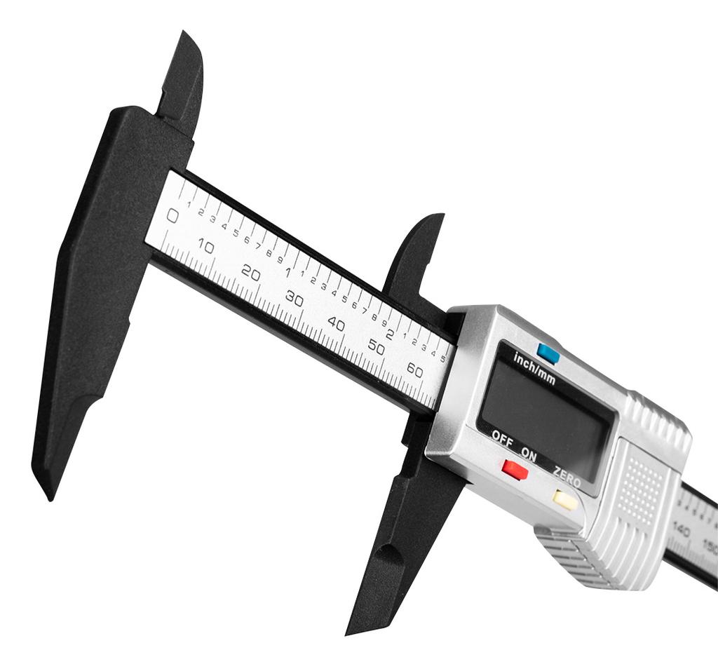 150mm Digital Caliper, Carbon Fiber Composite