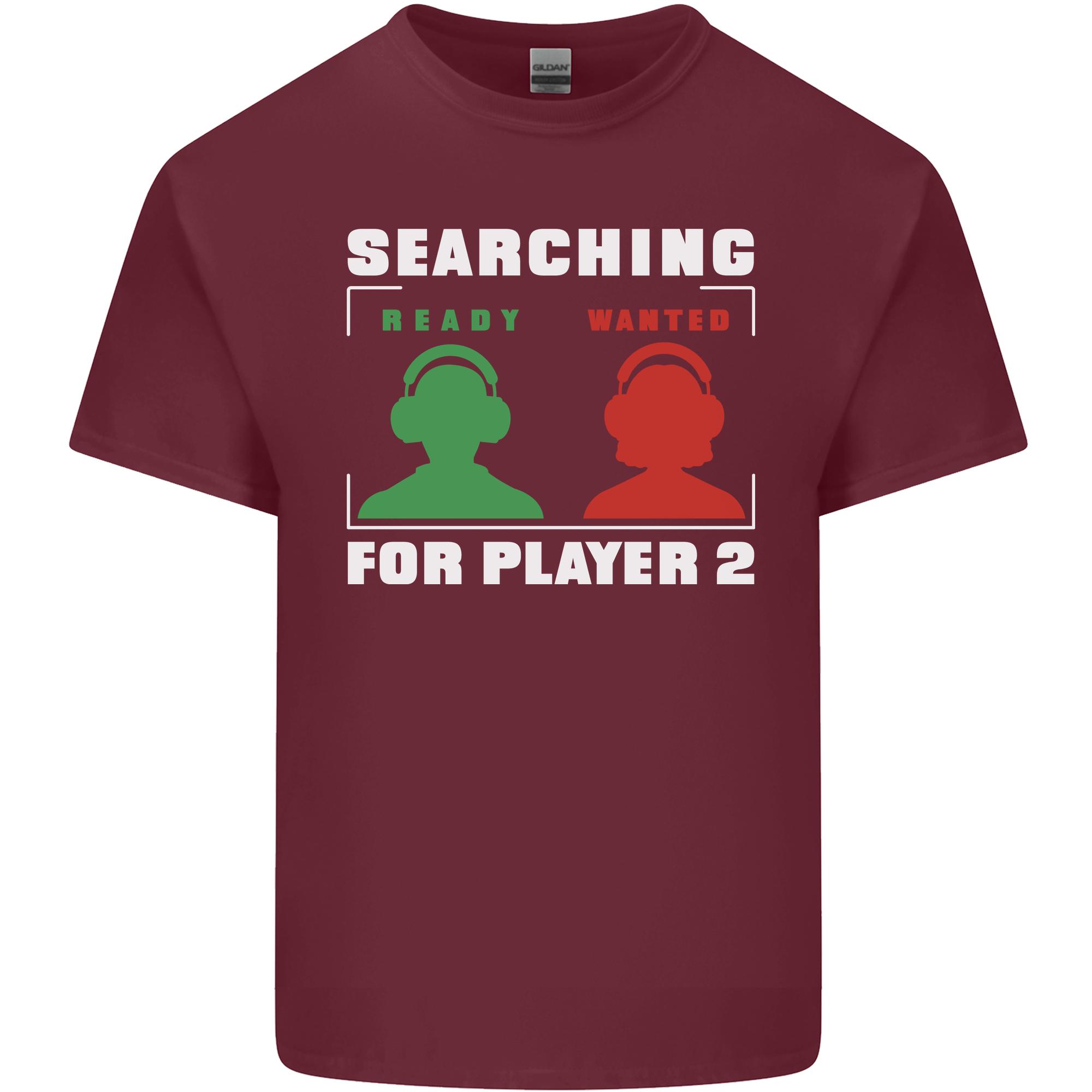 Player Two Wanted Funny Singles Day Gaming Unisexs Light Cotton TShirt S