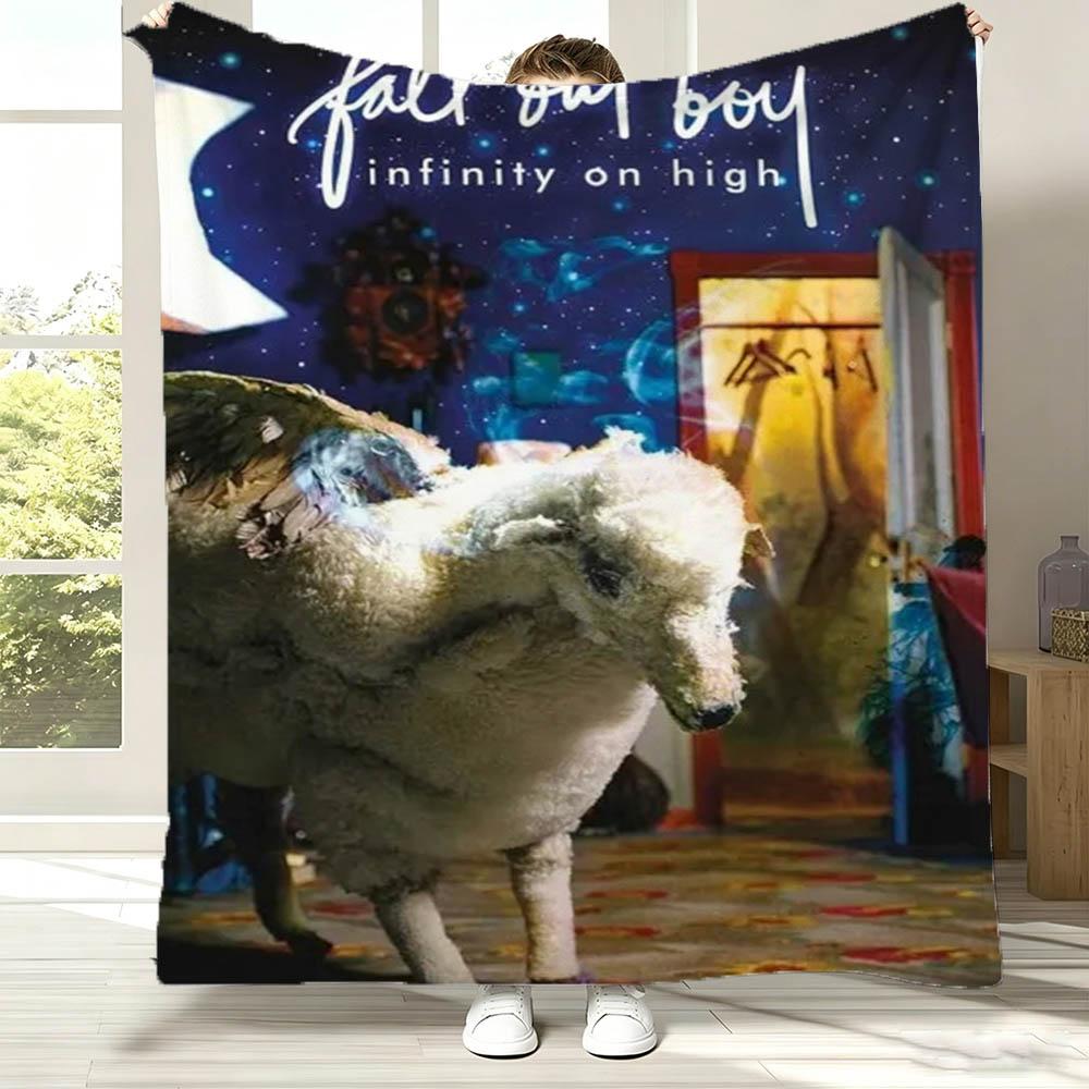 Singer 3D F-Fall Band O-Out B-Boy Band Flannel Blanket Soft Throw Blanket Art For Home Decor Bedroom Bed Sofa Picnic Fans Gift