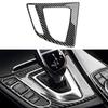 Carbon Fiber Car Center Control Gear Shift Panel Cover Stickers Interior For BMW F30 F34 3 Series 2013-2017 Auto Car
