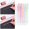 12Pcs 6 Color Roller Glues Pen Quick Dry Drying Adhesive Apply Glues Like Writing for Art Craft Card Making Scrapbooking