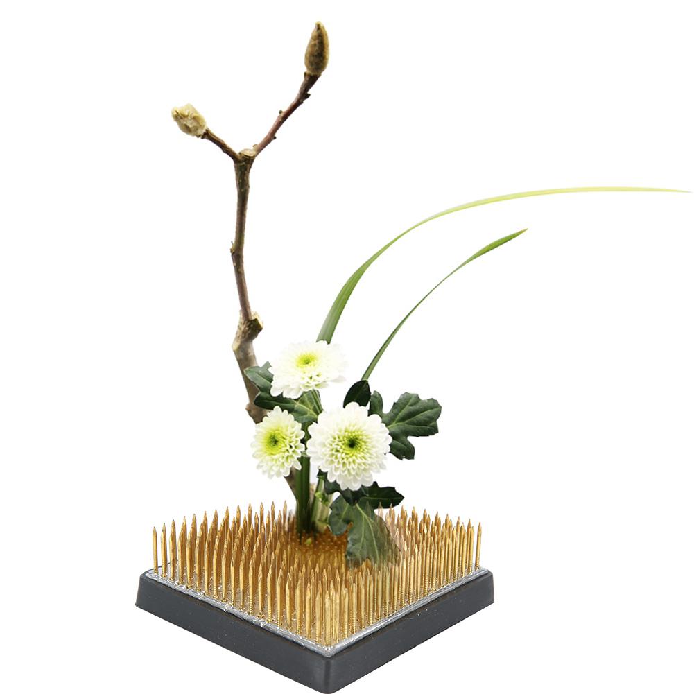 מחזיק קנזן פרחוני ייחודי בצורת מניפה סיכות מחט לסידור פרחים כלי סידור פרחים