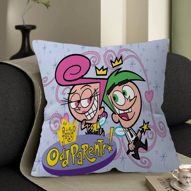 Cartoon The Fairly OddParents Pillow Gift Home Office Decoration Bedroom Sofa Car Cushion Cover Case 45x45