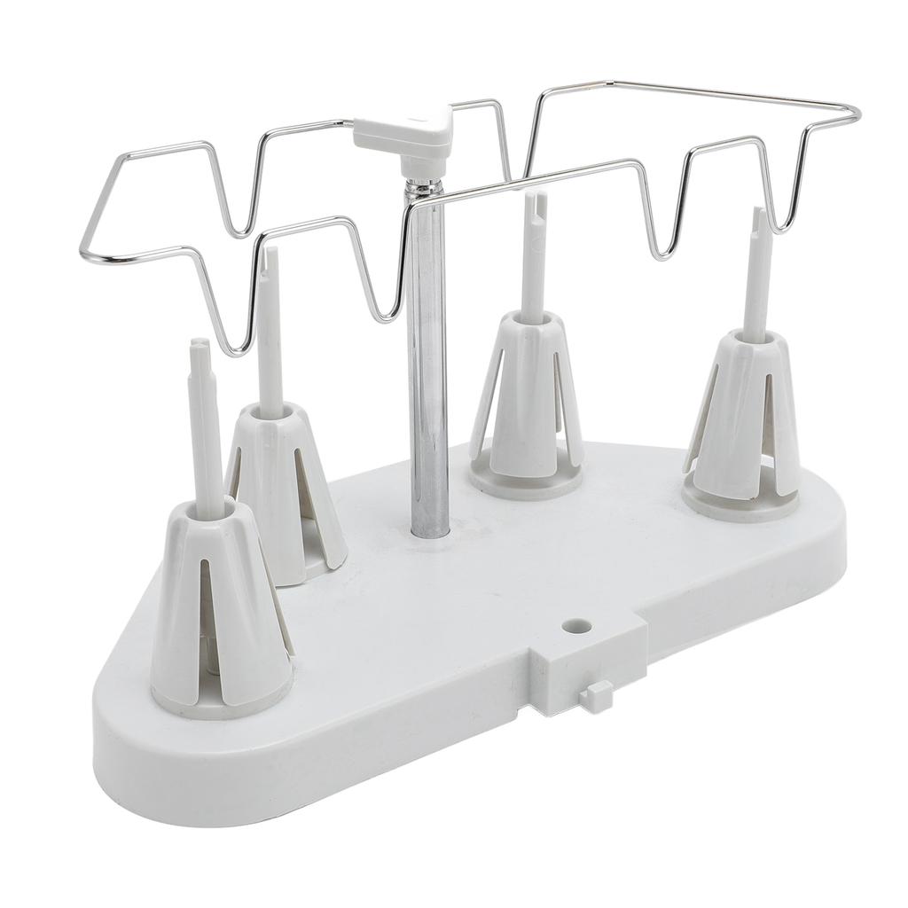 Garnrollenständer Multifunktional Trapezförmig 4 Garnrollenhalter Beweglich Höhenverstellbar Kunststoff für